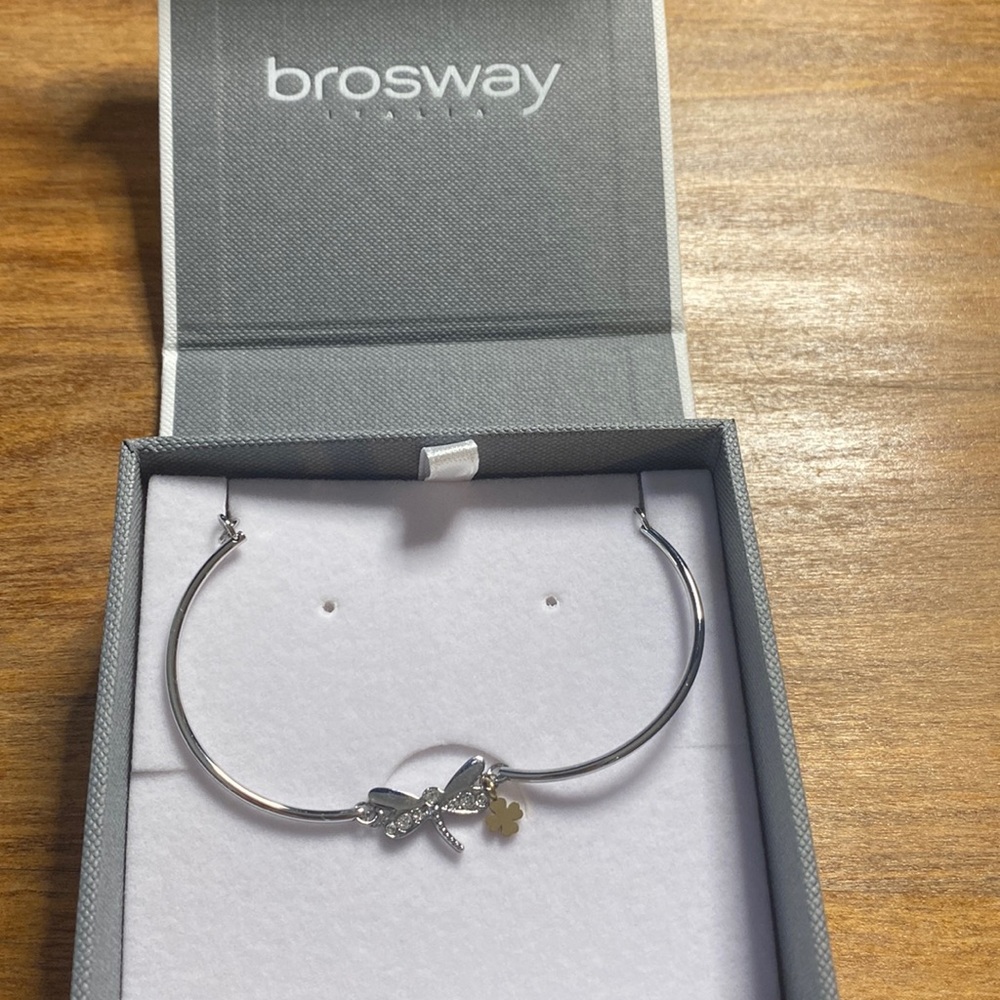 Brosway Silver Bracelet with Dragonfly and Clover